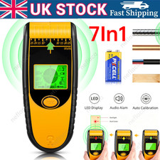7 in 1 LCD Stud Finder Pipe Sensor Metals Wire Detector Electric Wall Scanner UK