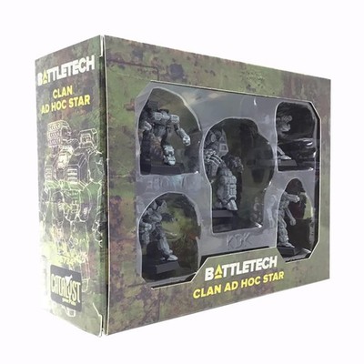 BattleTech Mini Force Pack: Clan Ad Hoc Star - High-Quality Tabletop Miniatures