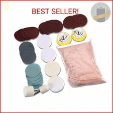 Glass Polishing Kit, 34Pcs/Set Multifunctional Scratch Remover Window Repair Too