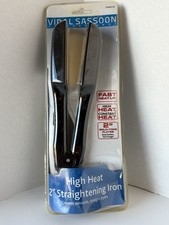 Plancha alisadora de cabello profesional Vidal Sassoon 2 pulgadas calor ajustable NUEVO