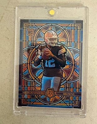 Panini 2025 Mosaic Stained Glass (Normal Sized) Shedeur Sanders Browns Rookie