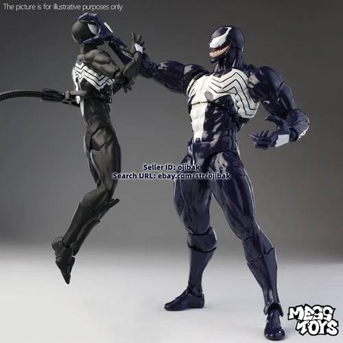 Mess Toys Venom Lethal Neighbor 1/12 Spider-Man Symbiote Action Figure US STOCK image 15