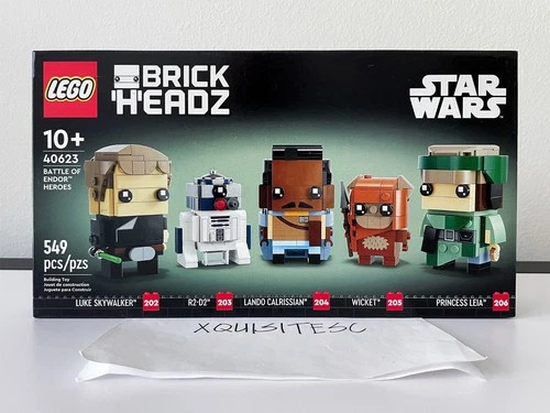 NEW LEGO Brickheadz Star Wars 40623 Battle of Endor Heroes RETIRED R2D2 Lando