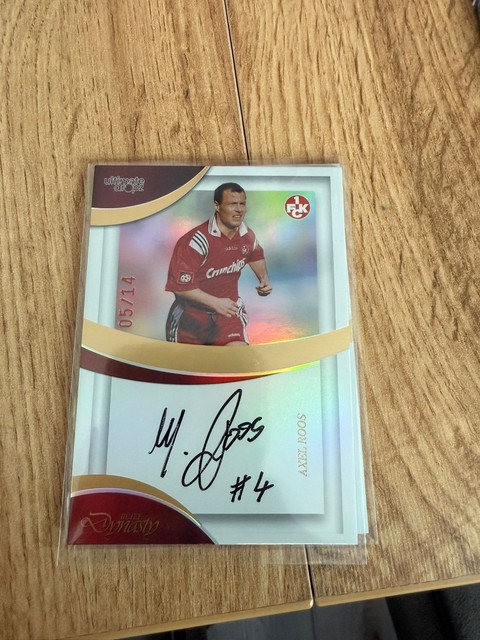 125 Jahre 1.Fc Kaiserlauter Unltimat Dropz Axel Roos Autogramm 05/14