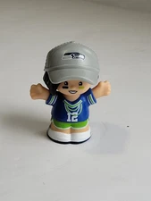 Mattel Fisher Price Little People Collector NFL Seattle Seahawks Fan #12 Figure