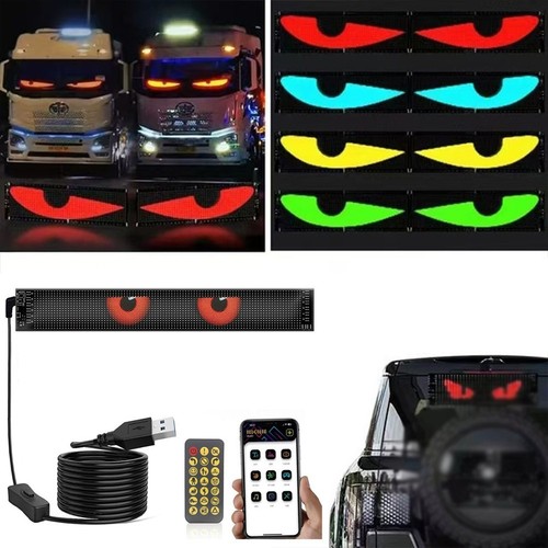 APP Controlled LED Eyes for Cars Customizable and Flexible Installation - Picture 8 of 9