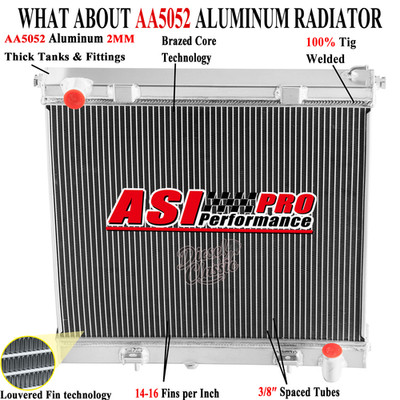 3 ROW Aluminum  Radiator Fit 1994-1998 Land Rover Range Rovers P38 4.0L 4.6L V8