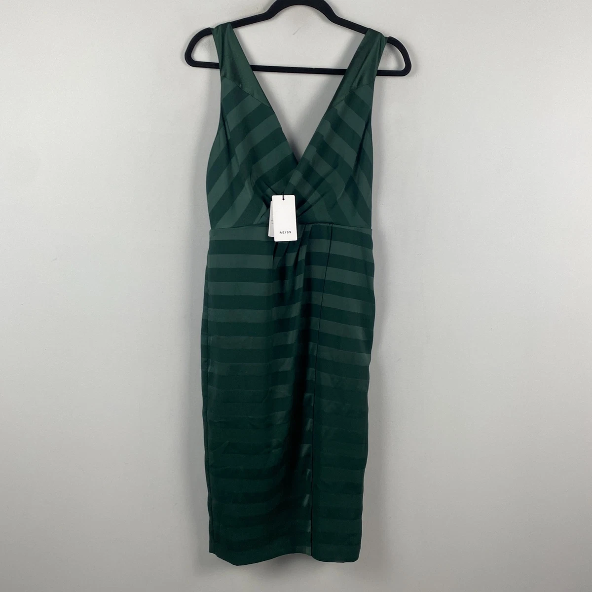 reiss green dress sale Cut-Out Racerback Maxi Dress in Green