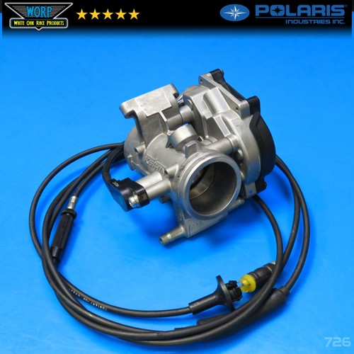 2006 POLARIS RANGER XP 700 4X4 EFI THROTTLE BODY INTAKE W/ CABLE 06-09