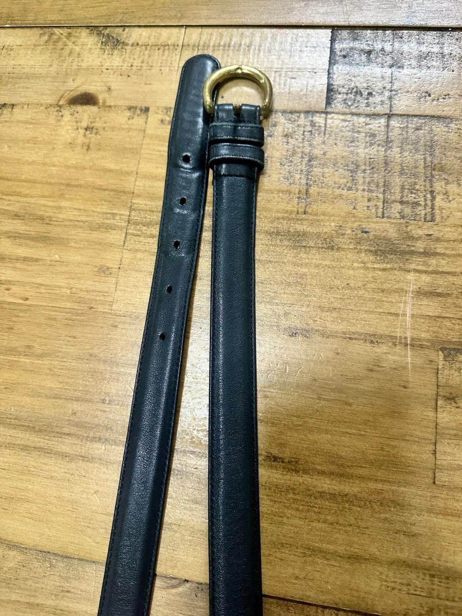 Coach Black Skinny Belts for Women for sale | eBay display picture 3