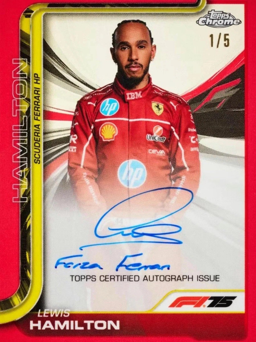 その他 2025 Topps Chrome Formula 1 Hobby Box F1 2025 Topps Chrome F1 Formula 1 Hobby Box Factory Sealed Authentic