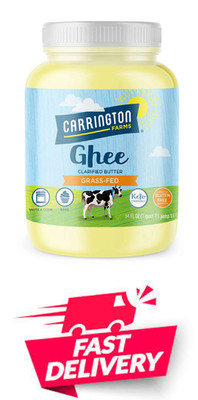 Carrington Farms Ghee, Clarified Butter, 54 Oz .  Buttery, Nutty & Delicious Way