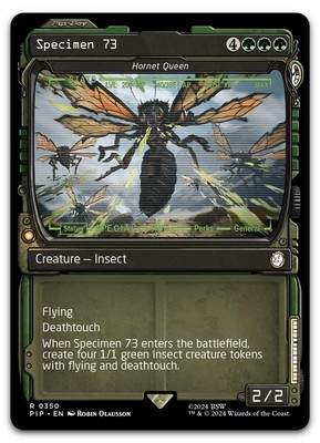 Specimen 73 - Hornet Queen (Showcase) #350 (NM) Fallout PIP Magic MTG