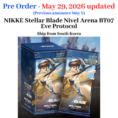 [Pre-order: May 29] Nikke Stellar Blade Nivel Arena TCG BT07 : EVE Protocol Box