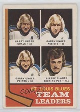 1974-75 O-Pee-Chee Garry Unger Pierre Plante #197 t4m