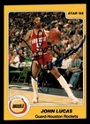 1984-85 Star John Lucas 242 Houston Rockets Signed/Auto UZ1435