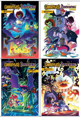 Gargoyles Darkwing Duck #1 D, 2 D, 3 D, & 4 D Variant Cover SET Lot 2026