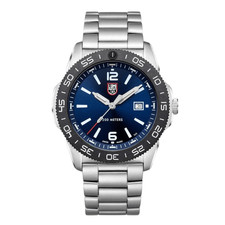 Luminox XS.3123 Pacific Diver Dive Men's Quartz Watch, 44 mm, Silver/Blue