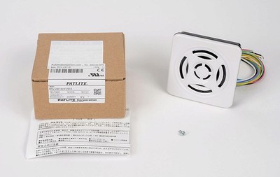 Patlite audible alarm, 85 dB at 1m, 246 Hz to 2.9 kHz tone frequency, (15) selec