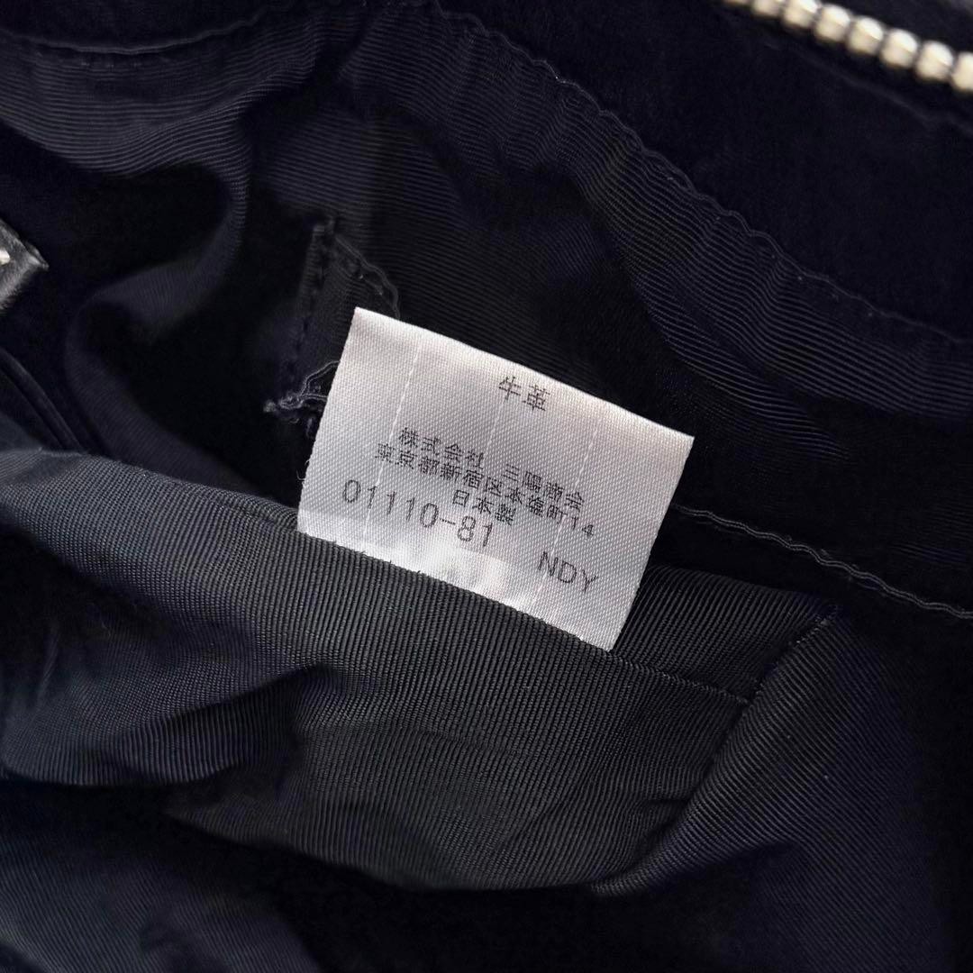 BURBERRY ブルーレーベル Burberry Blue Label Handbag Cotton Leather Horse Logo