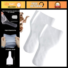 100pcs Disposable Dog Semen Collection Cones - Artificial Insemination Sleeves