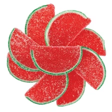 Watermelon Jelly Fruit Slices - Chewy Fruit Slices - 1,2,3 LB | Christmas Sale!