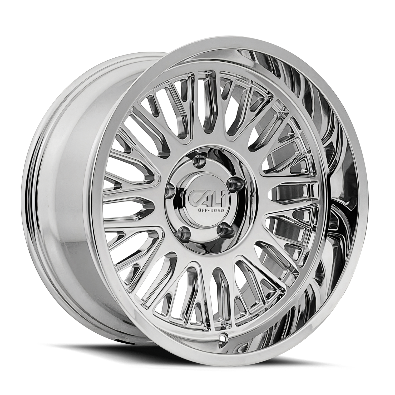 Set of 4 - CALI OFF-ROAD VERTEX 9116 CHROME 24X14 6-139.7 -76MM 106MM