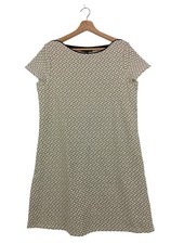 CORTEFIEL Abito a maniche corte Donna Abito Taglia IT 44 grigio chiaro-bianco