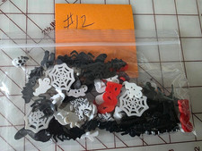 Lot 12 Holloween Craft Supplies Buttons