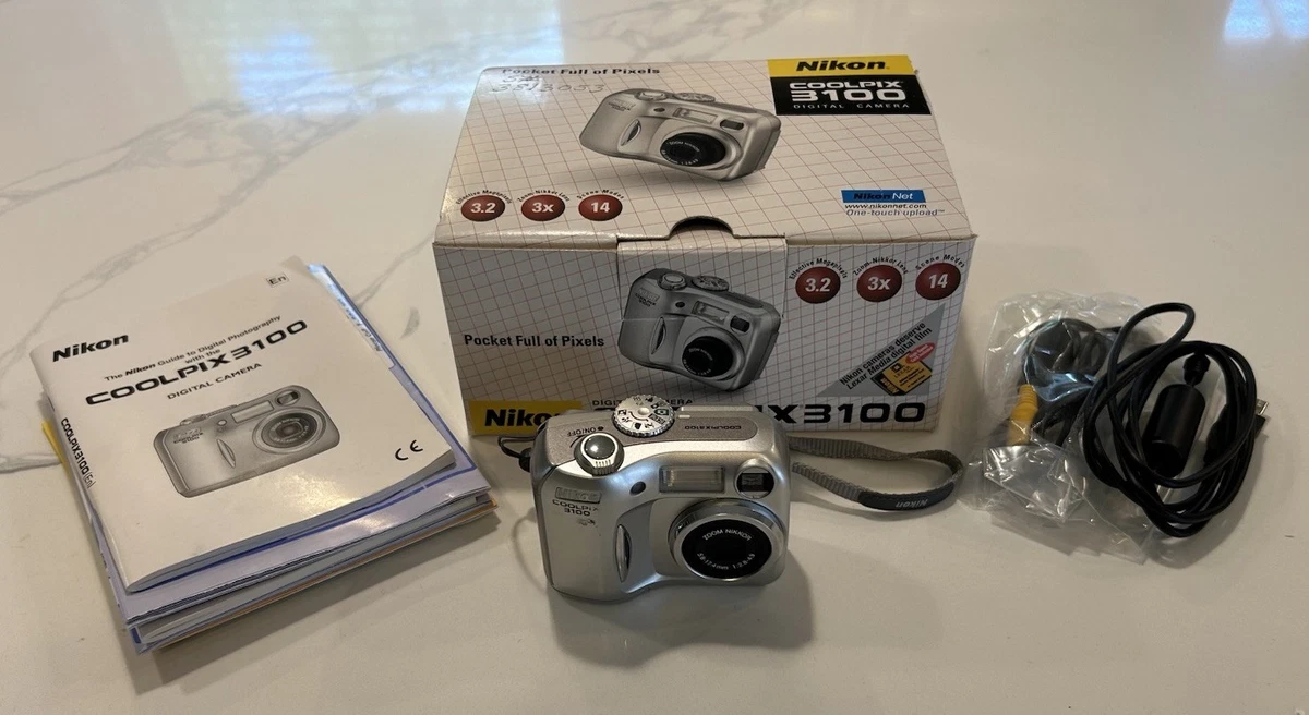 Preços baixos em Câmeras digitais Nikon Coolpix 3100 | eBay