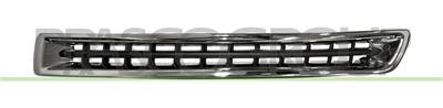 Grille gauche pare-chocs noire et cadre chromé premium pour XC90 2006