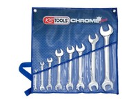 KS Tools 518.3200 Chromeplus Doppel-MaulschlüSsel-Satz, 8-Tlg