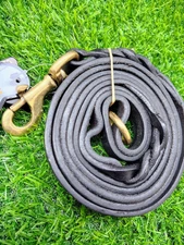 Genuine Leather Dog Leash 6FT Heavy Duty Training Lead – Buy 1 Get 1 Free