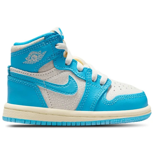 Nike Jordan Retro 1 High Top Sneakers OG in Powder Blue/Blue Toddler Size 5C