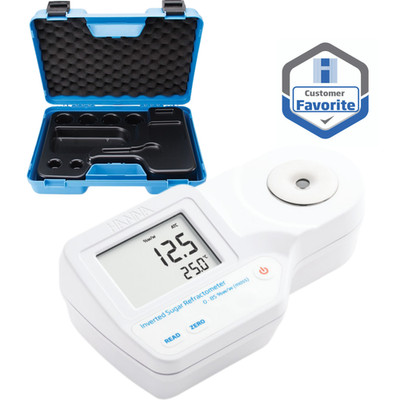 Digital Refractometer for % Invert Sugar by Weight Analysis Hard Carrying Case