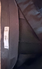MNG Anzughose Schwarz Größe 40 Polyester Vi...