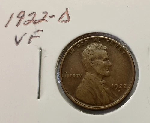 1922-D VF Lincoln Wheat Cent