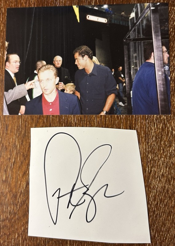 Pete Sampras Signed Autograph Tennis Great Star HOF Grand Slam Wimbledon