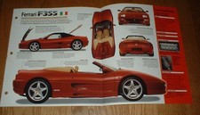 1997 Ferrari F355 Spider Original Imp Brochure 94 95 96 97 98 F-355 Specs Info
