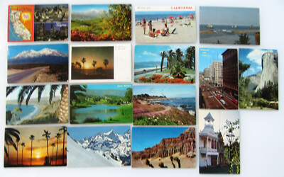 USA AMERIKA Postkarten Lot 16 x US-Postcard California Kalifornien Ansichtskarte