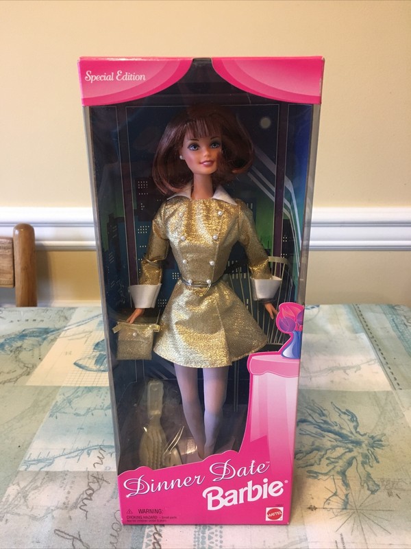 1997 Dinner Date Barbie (Redhead/Auburn) Doll - Mattel.  Special Edition.  NIB