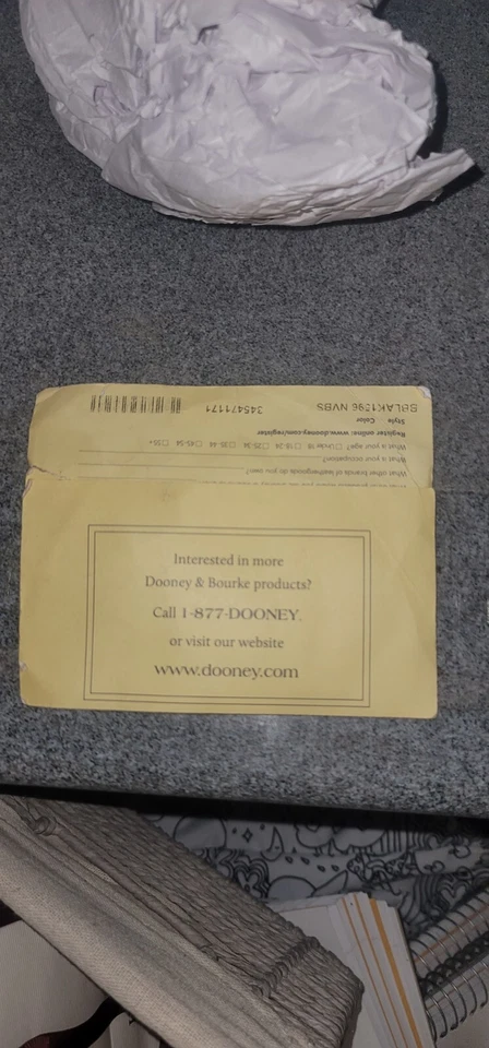 Bolso Dooney&Bourke Colección Blakely Logo Tasha Hueso Cordón Foto 4 de 4