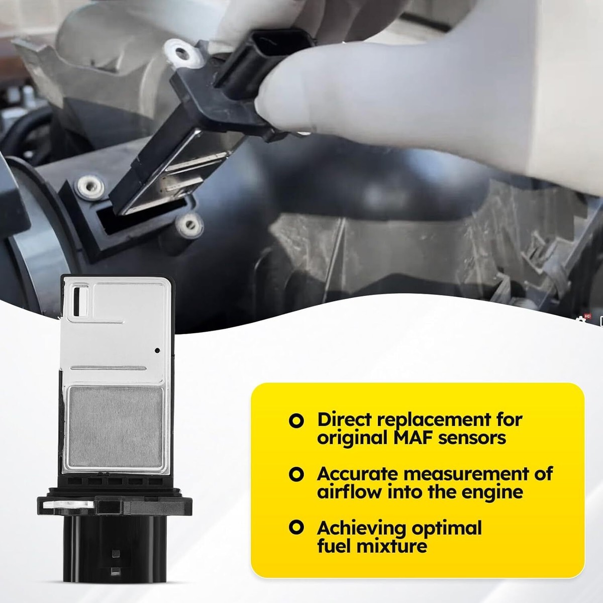 YDYKPOWER Mass Air Flow Sensor (MAF) 22680-7S000 - Compatible With Nissan, Infiniti, Suzuki V6 & V8 Models - View #8