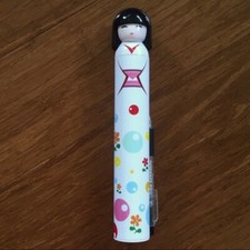 Kawaii umbrella geisha doll handle  portable case