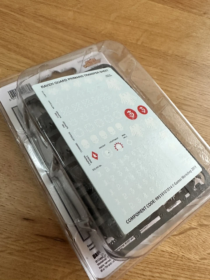 Warhammer 40k Raven Guard Primaris Upgrades And Transfers - Photo 2/4