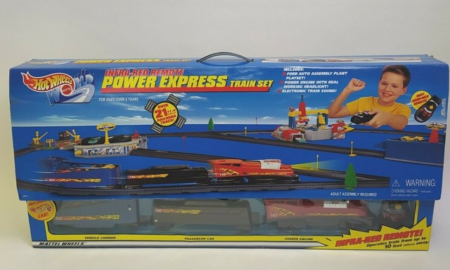 hot wheels power express train set