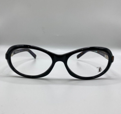 Tod's TO 5029 005 Black Plastic Optical Eyeglasses Frame 54-16-130 RX Italy