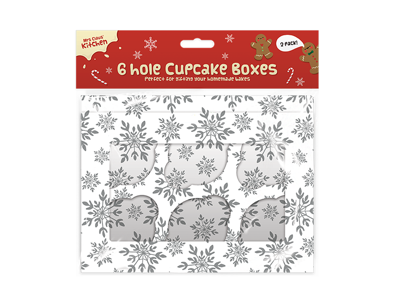 Themed Cupcake Boxes 6 Holes 2 Pack eBay