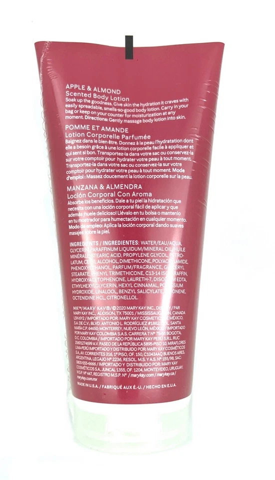 MARY KAY MANZANA Y ALMENDRA ~ LOCIÓN CORPORAL PERFUMADA ~ TAMAÑO COMPLETO ~ 6,7 FL. OZ~SELLADO! Foto 2 de 3