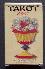 § C - jeu cartes TAROT 1860 - J. GAUDAIS